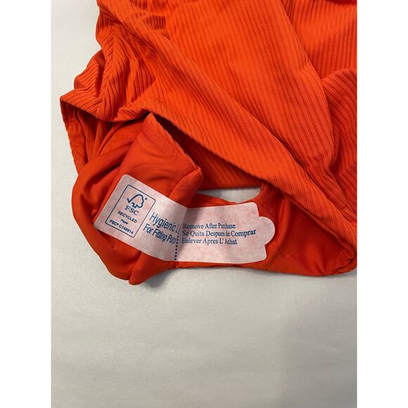 Andie Swim Asbury Ribbed One Piece Swimsuit Sire Women's Size L NEW - Picture 7 of 9